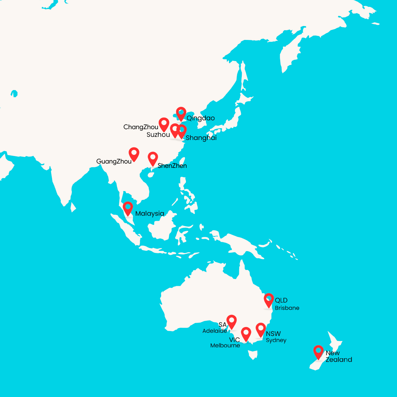 Office Location Map